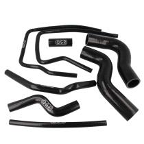 Impreza GC8 (Typ 3-6) 97-00 Kylarslangset (9st Slangar) Svart QSP Products